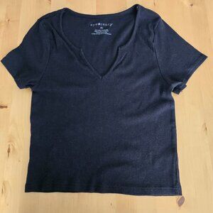 Ladies Eye Candy short sleeve shirt V neck cotton blend Sz: Extra Large XL